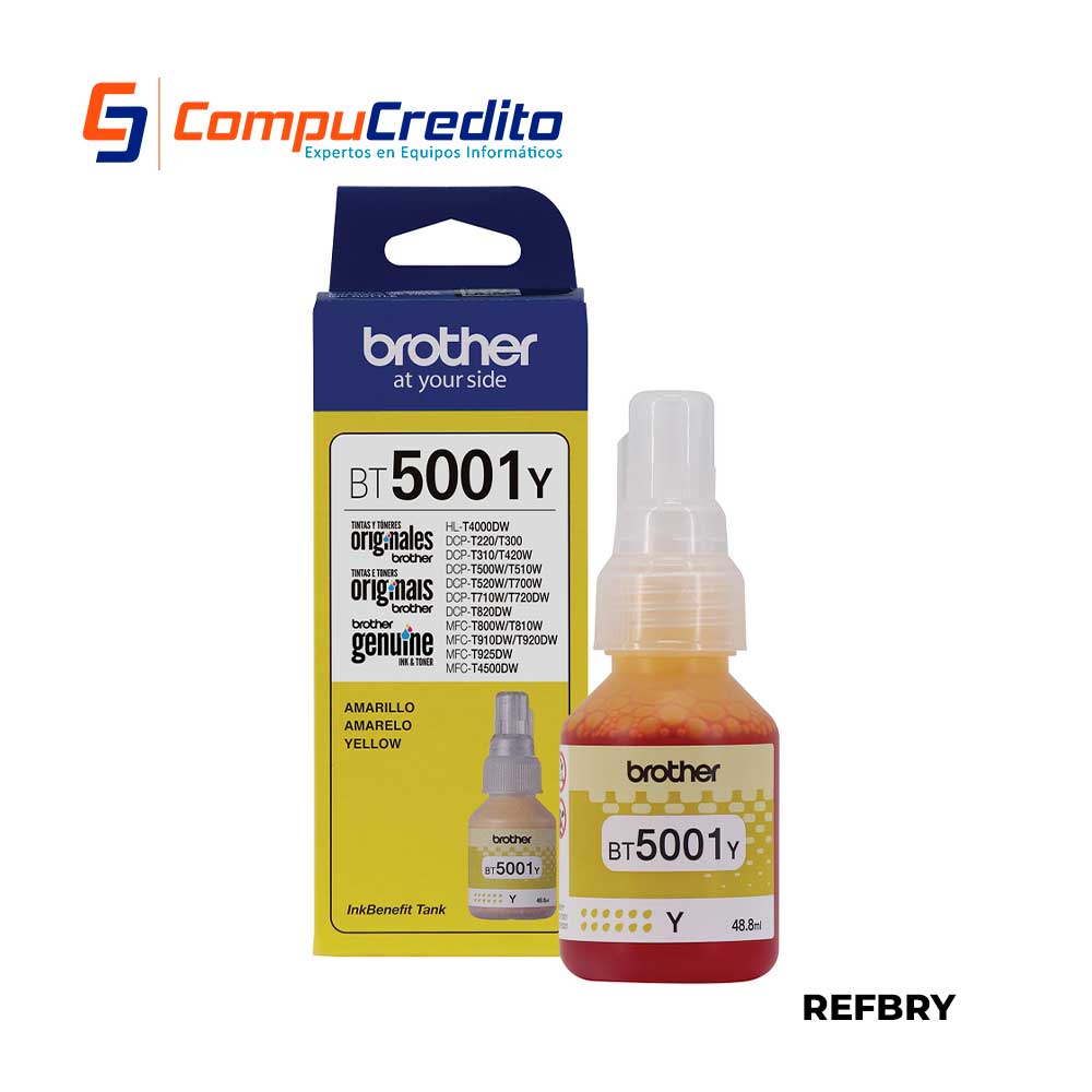 Botella de Tinta Brother | YELLOW BT5001Y