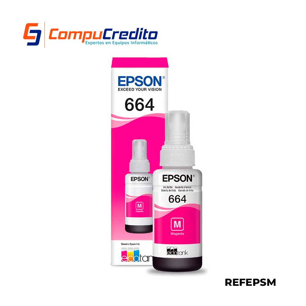 Botella de Tinta Epson | MAGENTA 664